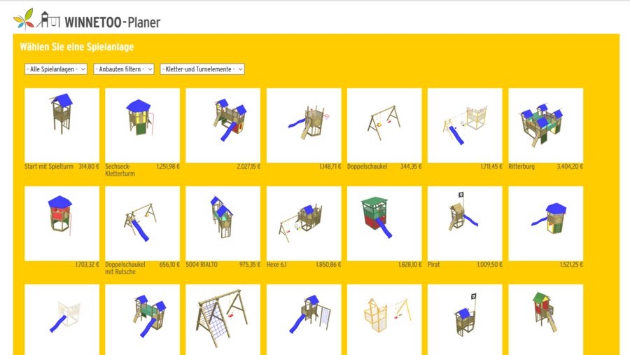 WINNETOO Spielsystem OnlinePlaner