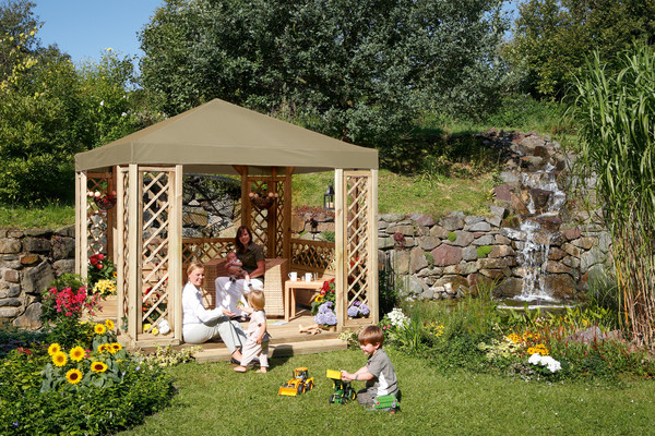 LINDGREN 4-Eck Pavillon Pavillon