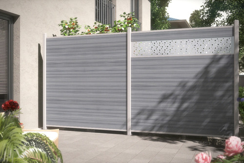SYSTEM WPC PLATINUM Grau Terrasse SYSTEM WPC PLATINUM Grau Terrasse