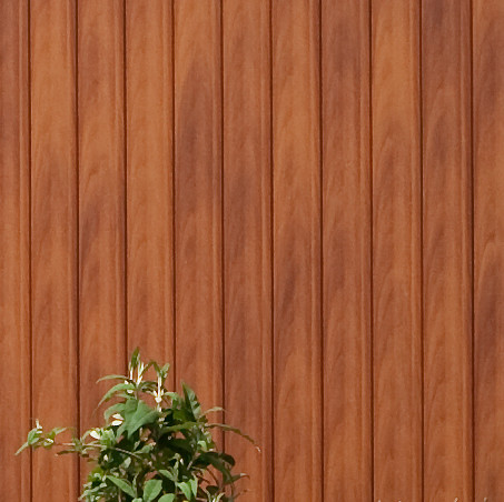 Fensterkunststoff mit WPC Fensterkunststoff Detail Braun