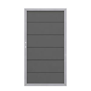 2271 DESIGN WPC Anthrazit Tor Standardtor für DESIGN WPC Anthrazit Sichtschutz
