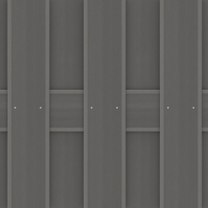 JUMBO WPC Sichtschutzelement 179x179 cm in Anthrazit von TraumGarten Detailansicht