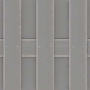 JUMBO WPC Sichtschutzelement 179x179 cm in Grau von TraumGarten Detailansicht