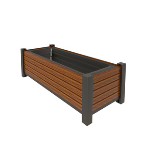 Pflanzkasten 129 x 52 x 40 cm SYSTEM RHOMBUS Bambus