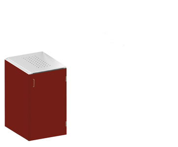 BINTO HPL rot 1er-Va. EdelstDeckel
