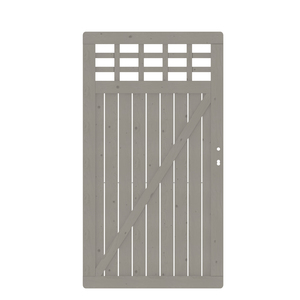 COMO-Tor mit Gitter grau 98 x 179