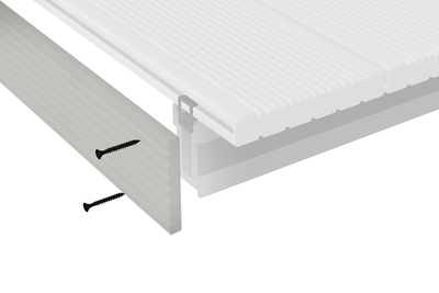 DREAMDECK WPC Plus Abschl. grau 10x80x2000
