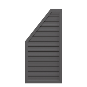 DESIGN Rhombus Anschl. anthr. 90x180/90 LI