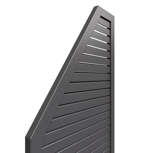DESIGN Rhombus Anschl. anthr. 90x180/90 LI