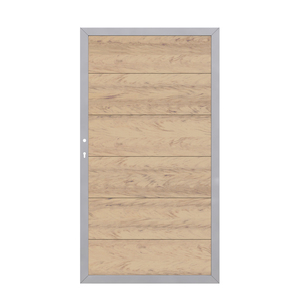 DESIGN WPC Alu Tor sand DIN LI 98x180