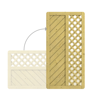 GADA Rechteck m.Git. FSC® 179 x 89