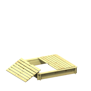 HARRY 4-Eck Sandkasten mit Deckel 120 HARRY 4-Eck Sandkasten mit Deckel 120