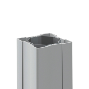 LL Pfosten, grau 80 x 80 x 1950
