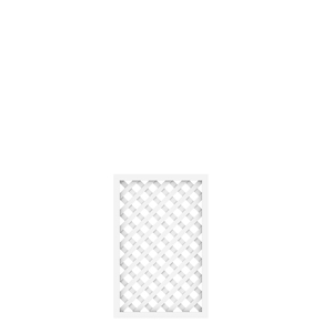 LL Diagonalgitter, weiß 60 x 90
