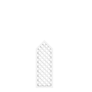 LL Diagonal-Giebel weiß 40x90(110)