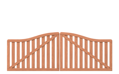 RAJA Hartholz-D-Tor-Krone FSC® 297 x 90