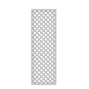 LL Diagonalgitter, grau 60 x 180