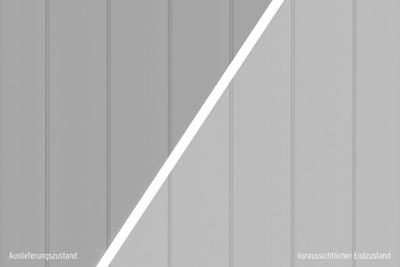 LL RIVA gerade Git. grau 180 x 180
