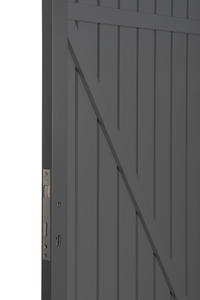 SQUADRA Alu Tor DIN RE anth/anth 98x180