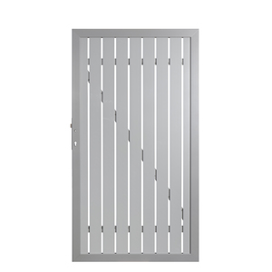 SQUADRA Alu Tor DIN L silber/silber 98x180