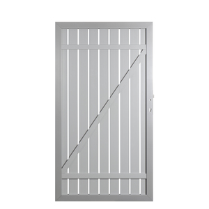 SQUADRA Alu Tor DIN L silber/silber 98x180