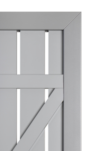 SQUADRA Alu Tor DIN L silber/silber 98x180