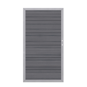 SYS PLATINUM XL Tor grau/silb. DIN RE 98x180
