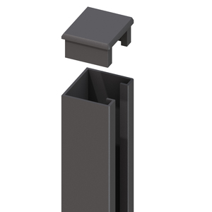 SYSTEM U-Montageprofil anthrazit L1920