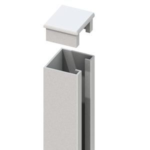 SYSTEM U-Montageprofil silber L1050