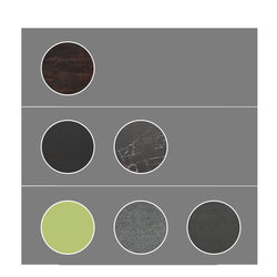 SYSTEM Sichtschutzelement aus Keramik 180x180 cm von TraumGarten Farbwahl aus Oxido Flame, Pistache, Basalt, Dark Mable, Hemlock, Zement Montana