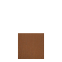 SYSTEM BOARD Rost 90x90 cm Sichtschutz aus Corten-Stahl von TraumGarten