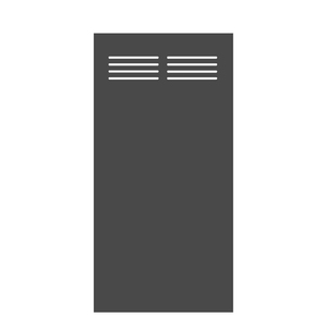 2731 SYSTEM BOARD Schiefer 90x180 cm mit Slot-Design SYSTEM BOARD Schiefer 90x180 cm Zaun mit Slot-Design von TraumGarten