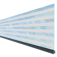 2320 SYSTEM Dekorprofil-Set Delta Glas 178x30 cm Dekorprofil Delta 30 cm zur individuellen Gestaltung der SYSTEM Steckzaun Elemente