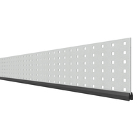 2317 SYSTEM Dekorprofil-Set Gamma Edelstahl 178x15 cm Dekorprofil Gamma 15 cm zur individuellen Gestaltung der SYSTEM Steckzaun Elemente