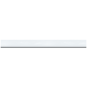 2435 SYSTEM Dekorprofil-Set Mattglas 178x15 cm Gesamtansicht Dekorprofil Mattglas flach ersetzt ein 15 cm Steckzaun-Profil im SYSTEM Zaunfeld