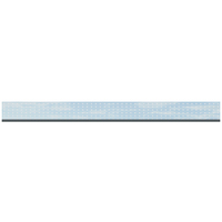 2321 SYSTEM Dekorprofil-Set Theta Glas 178x15 cm Gesamtansicht Dekorprofil Theta ersetzt ein 30 cm oder zwei 15 cm Steckzaun-Profile im SYSTEM Zaunfeld