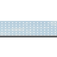 2321 SYSTEM Dekorprofil-Set Theta Glas 178x15 cm Detailansicht TraumGarten Glas-Dekorprofil Theta flach mit Adapterleiste