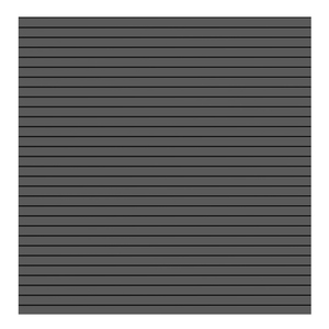 2647 SYSTEM RHOMBUS Anthrazit 180x180 cm Vorderansicht Sichtschutzzaun 180x180 cm aus Aluminium-Rhombusprofilen in anthrazit von TraumGarten Vorderansicht