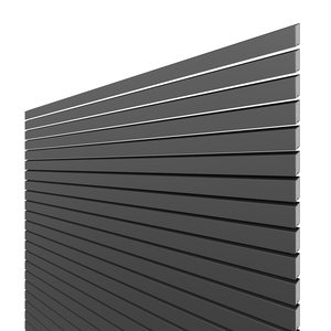 Sichtschutzzaun 180x180 cm aus Aluminium-Rhombusprofilen in anthrazit von TraumGarten Profilansicht