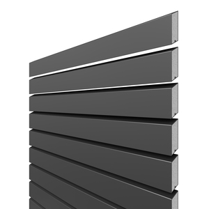 2648 SYSTEM RHOMBUS Anthrazit 60x180 cm Profilansicht Sichtschutzzaun 60x180 cm aus Aluminium-Rhombusprofilen in anthrazit von TraumGarten Profilansicht