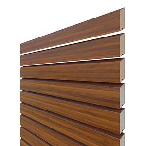 Zaunfeld 60x180 cm aus Aluminium-Rhombusprofilen mit Holztextur Bambus von TraumGarten Profilansicht