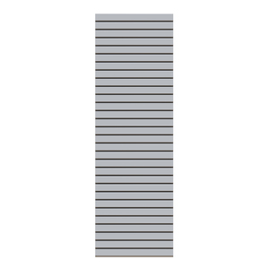 Zaunelement 60x180 cm aus silbernen Aluminium-Rhombusprofilen  von TraumGarten Rückansicht