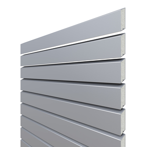 2646 SYSTEM RHOMBUS Silber 60x180 cm Profilansicht Zaunelement 60x180 cm aus silbernen Aluminium-Rhombusprofilen von TraumGarten Profilansicht
