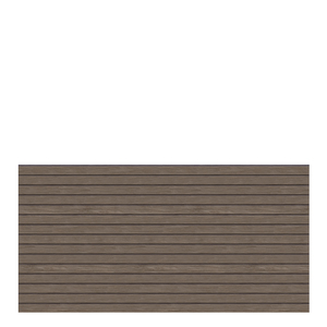 2957 SYSTEM RHOMBUS Vintage Oak Vorderansicht Vorgartenzaun 180x90 cm aus Aluminium-Rhombusprofilen mit Holztextur Vintage Oak von TraumGarten Vorderansicht