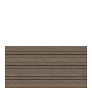 2957 SYSTEM RHOMBUS Vintage Oak Rückansicht Vorgartenzaun 180x90 cm aus Aluminium-Rhombusprofilen mit Holztextur Vintage Oak von TraumGarten Rückansicht