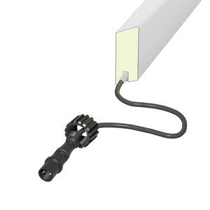 SYS Rhombus Lichtleiste Zaun weiß 179