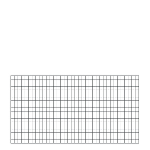 SYSTEM Stabgitter Anthrazit 180x95 cm Art. 2841