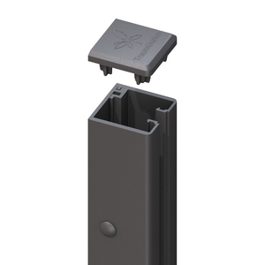 SYSTEM U-Klemmprofil anthrazit L1920