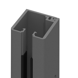 SYSTEM U-Klemmprofil anthrazit L1920