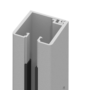 SYSTEM U-Klemmprofil silber L1920